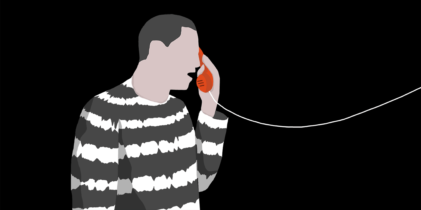 Guy on phone